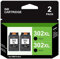 302 XL Schwarz Druckerpatronen Multipack Kompatibel für HP 302 302XL Schwarz Patronen für HP Envy 4520 4522 4524 4525 4527 Officejet 3830 3831 3833 5220 5230 Deskjet 3630 3636 1110 (2 Pack)