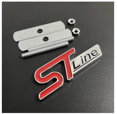 3D-Metall-ST-Line-Kühlergrill-Abzeichen for den Kofferraum(Grille STLINE a)