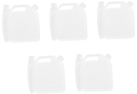 BESPORTBLE 3pcs Lawn Mower Oil Can 1.5l Plastic Mixing Bottle Leakproof Seal for Chainsaw Oil Accurate Proportioning Multi-use for Trimmer
