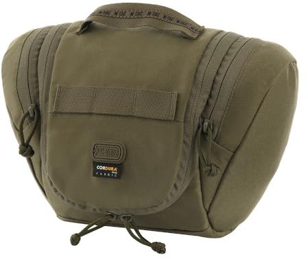 M-Tac Taktischer Kulturbeutel Elite Gen.II – Reise- & Militärkosmetiktasche, Cordura 500D, wasserdicht, kompakt, für Outdoor, Camping, Bundeswehr & Airsoft, Ranger Green