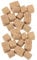 Uonlytech Minipajares De Heno para Decoración Manualidades Heno Artificial Minipajaros Decoración De Pajar Miniadorno De Heno Decorativo Madera Marrón Claro