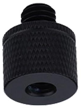 1/4 Tripod Screw, 1/4 Female To M6 Male Tripod Mount Adapter, Aluminum Alloy Material, Lightweight Thread Connector For Gimbal, Heads & Monopods, 0.79x0.63x0.63 In, 1 Piece