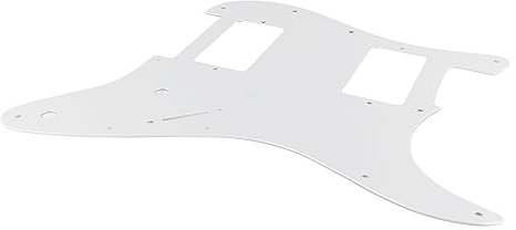 Munefe E -Gitarren -Pickguard, Gitarrenbass -Pickguard, Guitar Pick Guard -Teller, geeignet für einen hervorragenden Scratch -Schutz (Silber)