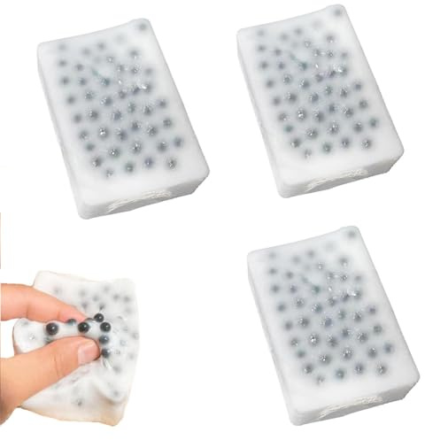 Pickel-Popper-Spielzeug, Stressabbau, sensorisches Fidget-Spielzeug für Erwachsene, weiches Material, Pickel-Spielzeug zur Angstlinderung, Büroschreibtisch und Reisen, 3 Stück