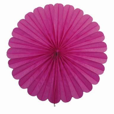 Creativery 1 Papierfächer 35cm (Fuchsia/Magenta 183) / Deko Papier Fächer Rosetten Blumen Raumdeko Papierrosetten Hängedeko