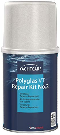 Yachtcare Uni POLYGLAS Repair KIT VT Nr. 2 Polyesterharz, 800g