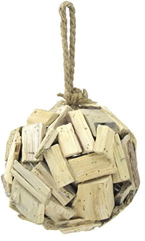 DECOLINE Dekokugel aus Holz Ø 20cm Natur