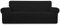 Greatime Stretch Sofabezug Sofaüberwurf Möbelschutz Sofaüberzug Couchbezug Couch Schild Sofahusse Weich mit Gummiband Schaumstreifen (Schwarz,3-Sitzer)