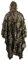 HYFAN Ghillie Suit Poncho Outdoor 3D Blätter Camouflage Camo Cape Umhang für Militär, CS, Dschungeljagd, Paintball, Airsoft, Wildlife-Fotografie, Halloween (Freie Größe)