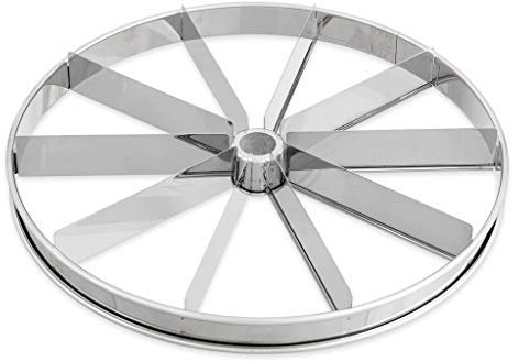 thermohauser 8300010941 Lot de 10 séparateurs à tarte Acier inoxydable Diamètre 33 cm
