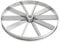 thermohauser 8300010941 Lot de 10 séparateurs à tarte Acier inoxydable Diamètre 33 cm