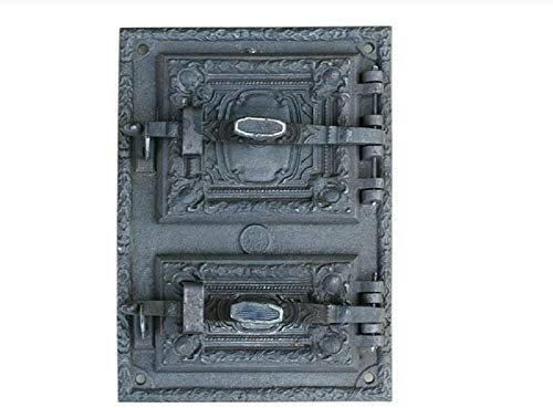Ofentür Backofentür Pizzaofentür Gusseisen Holzofentür Luftdichte 41,5 x 29,5 cm