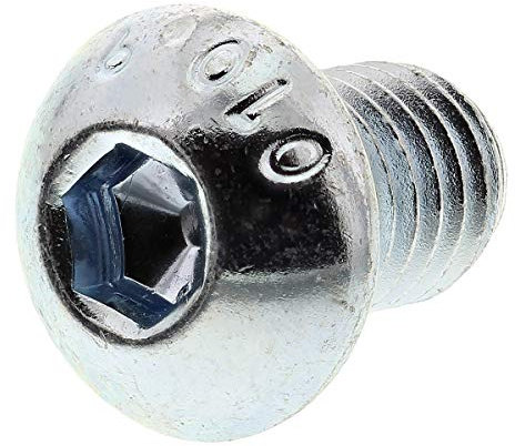 RS PRO Linsenkopf Innensechskantschraube, Stahl verzinkt, M8 x 1.25mm, 12mm, Packung a 50 Stück