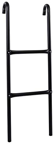 Outdoor Trampoline Access Safety Ladder - 2 Step Weather Resistant Galvanized Steel Trampoline Climbing Ladder - for SereneLife Outdoor Trampoline Model SLTRA12BL - SereneLife SLTRA12LDR