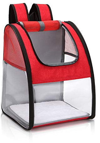 PETCUTE Hunde Katzen Rucksack hundetragetasche Front Tragen hundetransporttasche Wanderrucksack Hunderucksack mit voller Belüftung für kleine Hunde Katzen bis zu 7.5 kg