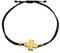 Selfmade Jewelry Armband Damen Kleeblatt Gold Handgemachtes Glücksarmband mit Klee Größenverstellbar Inkl. Geschenk-Verpackung (Gold)