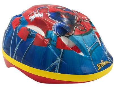 Marvel Spiderman Fahrradhelm Kinder | Spider-Man | Fahrrad Zubehör | Outdoor Spielzeug | Helm | Geschenke für Jungen | Kinderhelm | Gr. 52-56 cm | ab 3 Jahre