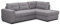 Tesla Dreams Ecksofa TRENDY Ecksofa mit Schlaffunktion, Schlafsofa, Eck Couch Bettfunktion, 2-Sitzer-Longchair Rechts, L Form Sofa (240 x 170 Rechts, Grau)