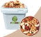 Nussmischung Natur mit Mandeln blanchiert Mandeln mit Haut Haselnüsse mit Haut Cashewkerne Paranüsse Pekannüsse Walnüsse alle naturbelassen 500g - 5kg Studentenfutter Mix (3kg im praktischen Eimer)