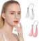 2 pezzi Nose Shaper Clip, Nose Clip, Nose up Lifting Clips, Silicone Clip per il Naso, Massaggiatore per Donne Con Ampio Naso (Trasparente, Rosa)