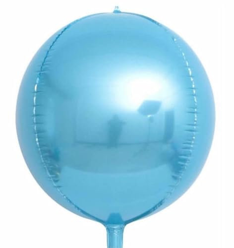 Blauer 4D-Folienballon, 55 cm