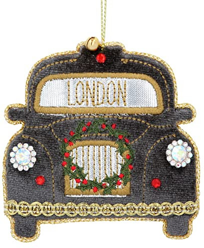 Gisela Graham London Taxi Christmas Tree Decoration
