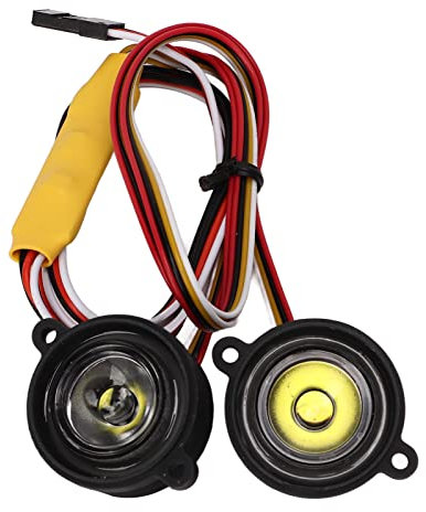 VGEBY RC Car LED Light Kit, 12 Lichtmodi Kunststoff RC Crawler Scheinwerfer für YK4082 1/8 RC Car für YK4102 1/10 RC Car