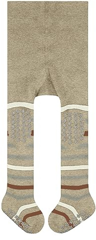 FALKE Multi Stripe B TI coton picots sur la semelle 1 paire, Collants Mixte bébé, Beige (Sand Melange 4650), 80-92