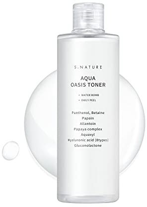 [S.NATURE] Aqua Oasis Toner 300ml - PHA - Mischhaut, Empfindlich - Reinigung und Hydratisierung