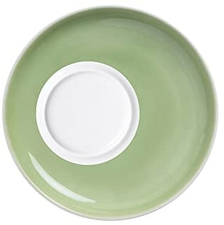 KAHLA Five Senses Wildblume Untertasse 16 cm | Aquarell-Grüner Unterteller aus Porzellan