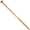 AERZETIX - C69189 - Lot de 10 Vis à bois Ø8x240 mm à tête fraisée - à empreinte étoile Т40 - en acier zingué - menuiserie contreplaqué aggloméré mélaminé terrasse panneaux chevrons bastaings