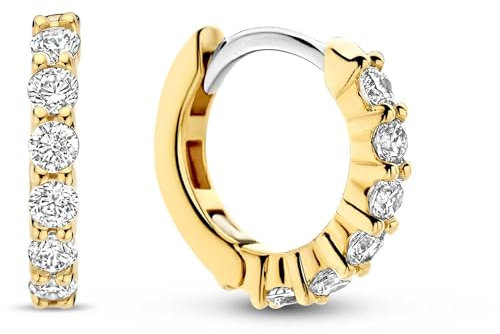 TI SENTO MILANO Damen-Creolen aus 925er Silber – Zirkonia