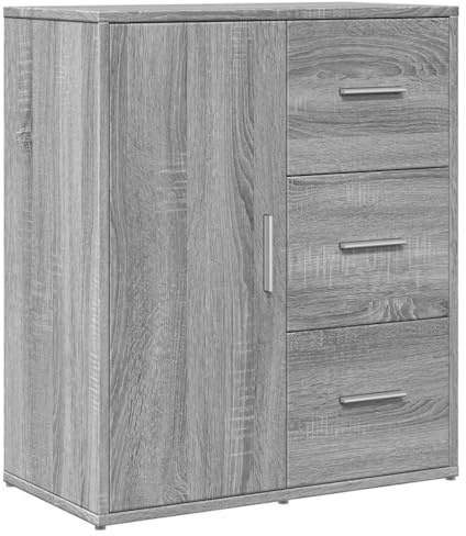 vidaXL Sideboard Grau Sonoma-Eiche 60x31x70 cm Holzwerkstoff