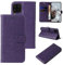 LBH Handy Hülle für Huawei P40 Lite Case Handytasche Schmetterling Blumen Flower Standfunktion Schutzhülle Magnet Rundum Schutz 360 Grad Flipcase Cover Violett
