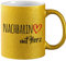 Huuraa Glitzer Kaffeetasse Nachbarin mit Herz Geschenk 330ml Gold Nachbarin Geschenkidee