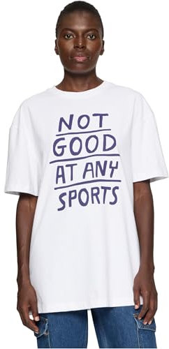 Miss Tee Not Good at Any Sports Tee XS White