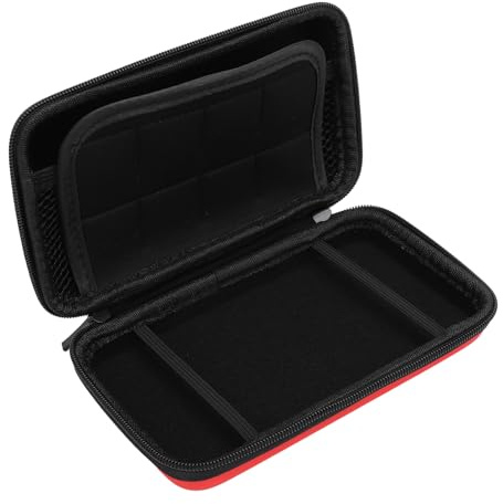 Custodia da Viaggio, Astuccio Portatile con Guscio Rigido Protettivo in PU EVA 17,3 x 9,9 x 4,1 cm Compatibile con New 2DS XL, 2DS LL, New 3DS, 3DS con 8 Slot per Giochi