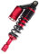 Motorcycle Shock Damper For Scooter ATV Quad Universal 320mm 340mm Motorcycle Rear Air Shock Absorbers Rear Suspension(320mm Red Fork)
