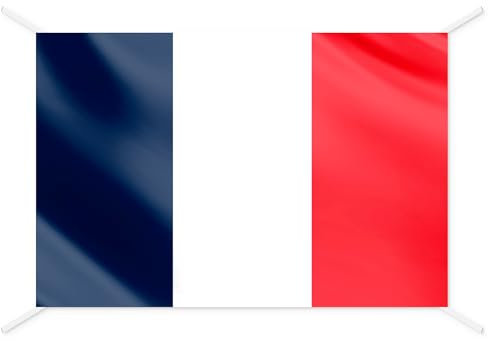 Bandera Francia - Banderas del Mundo para Interior y Exterior - Banderas de Comunidades, Países - 144x93 cm