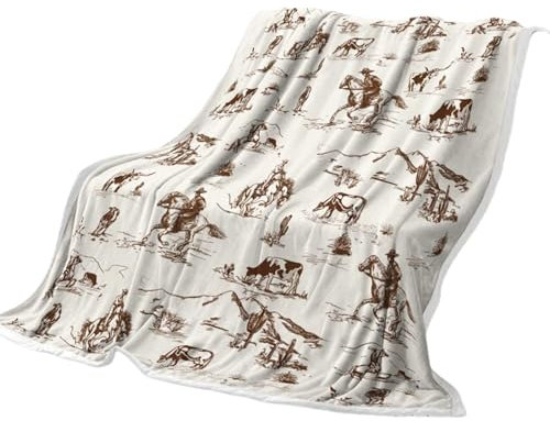 Kuhflecken Babydecke Western Cowboy Babyausstattung