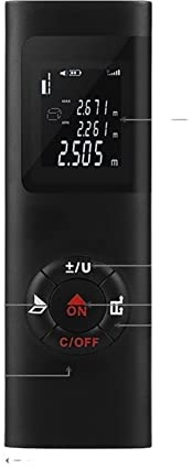Laser-Entfernungsmesser Infrarot-Entfernungsmesser Messgerät Fläche Volumen Länge Dreieck Pythagorean Handheld Test Tool