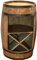 Weinregal Rustikale deko Fassbar 80 cm, Barschrank, Holzfass zur Aufbewahrung von Weinflaschen Whisky Bier - theke bar Tischbar handgemachtes Hausbar Fass - Fassbier