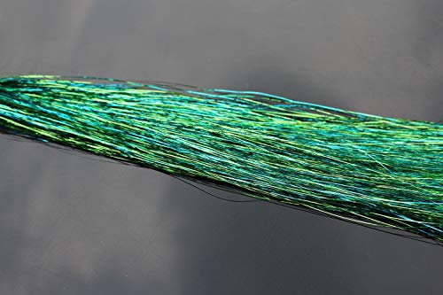 Tigofly Flashabou Lametta, flach, Mylar Kristall, 0,3 mm, 6 Packungen, 6 Stück (Farbe 1)