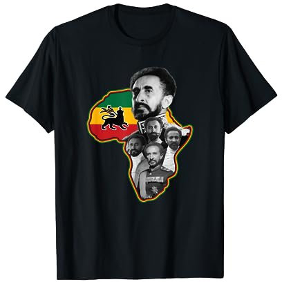 African Hero Haile Selassie I T-Shirt