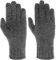 Seeberger Liva Feinstrick Fingerhandschuhe Strickhandschuhe Damenhandschuhe (One Size - anthrazit)