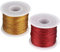 G2PLUS 200M Rot und Gold Metallic Schnur, 1mm Kordel Bindfaden DIY Bastelschnur, Verpackungsschnur für Geschenkpapier, Dekoration, Handwerk