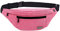 MOBICO Sac Banane Homme Femme Sac Banane Unisexe avec Prise Casque et Poches à 4 Fermetures à glissière Ceinture réglable pour la randonnée d'entraînement en Plein air (Rose)