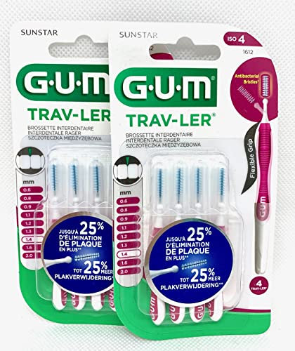 GUM Trav-ler 4 Interdentalbürsten 1612: 1,4 mm (2)