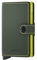 Secrid Unisex Miniwallet Mattschwarz & Blau Reisezubehör-Kartenhalter im Umschlagformat, Green & Lime