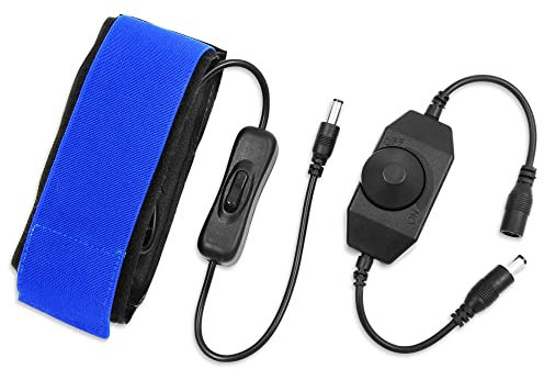 Astromania Bande chauffante pour objectif DC 30 cm – Régulateur de température en continu pour appareil photo universel et télescopes de moins de 95 mm de diamètre